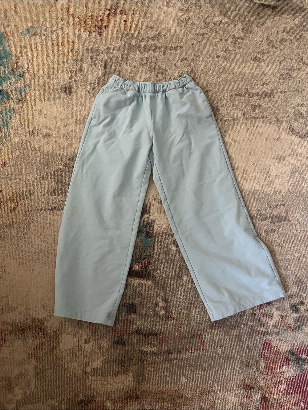 Athleta Girl Pale Blue Elastic-Waist Sweatpants